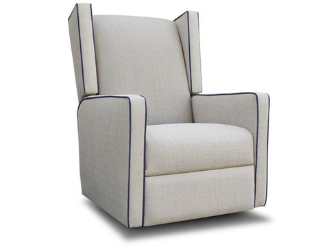 Jennifer Delonge Wing Recliner Glider - Basic Linen