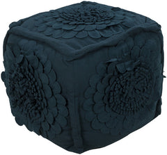 Petal Cube Wool Pouf