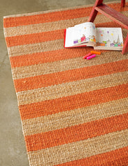 Armadillo & Co Nest Weave - Awning Stripe Rug Size 1