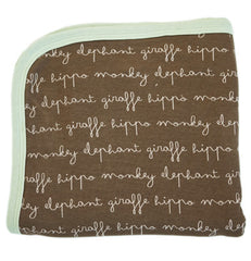 Finn & Emma Reversible Blanket - Word