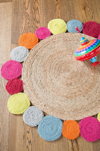 Armadillo & Co Flower Weave - Daisy Rug Small