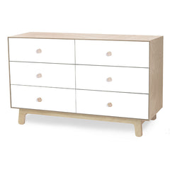 Oeuf Merlin 6 Drawer Dresser - Sparrow Base