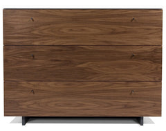 Spot On Square Roh Dresser - Walnut and White