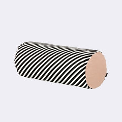 Black Stripe Cylinder Cushion