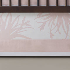Oilo Freesia Crib Skirt - Blush