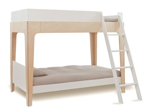 Oeuf Perch Bunk Bed - Birch and White