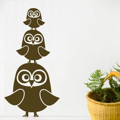 Three Owls Wallsticker