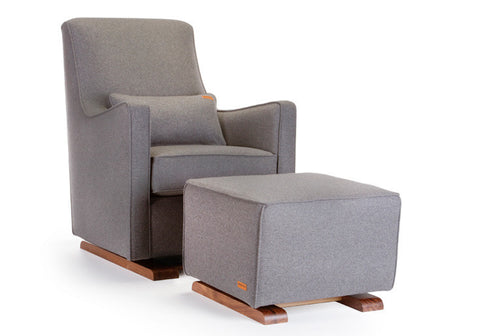 Monte Design Luca Glider - Wool & Walnut